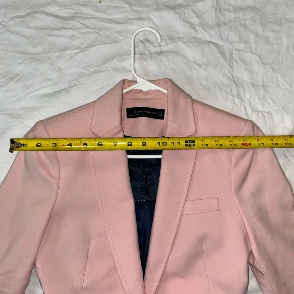 NWOT Zara light pink blazer, size XS - Picture 6 of 7
